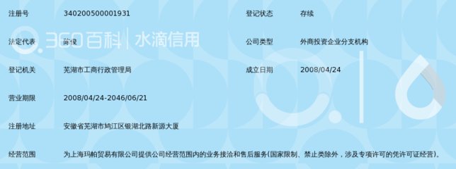 上海玛帕贸易有限公司芜湖分公司 企业管理之道与本土化发展